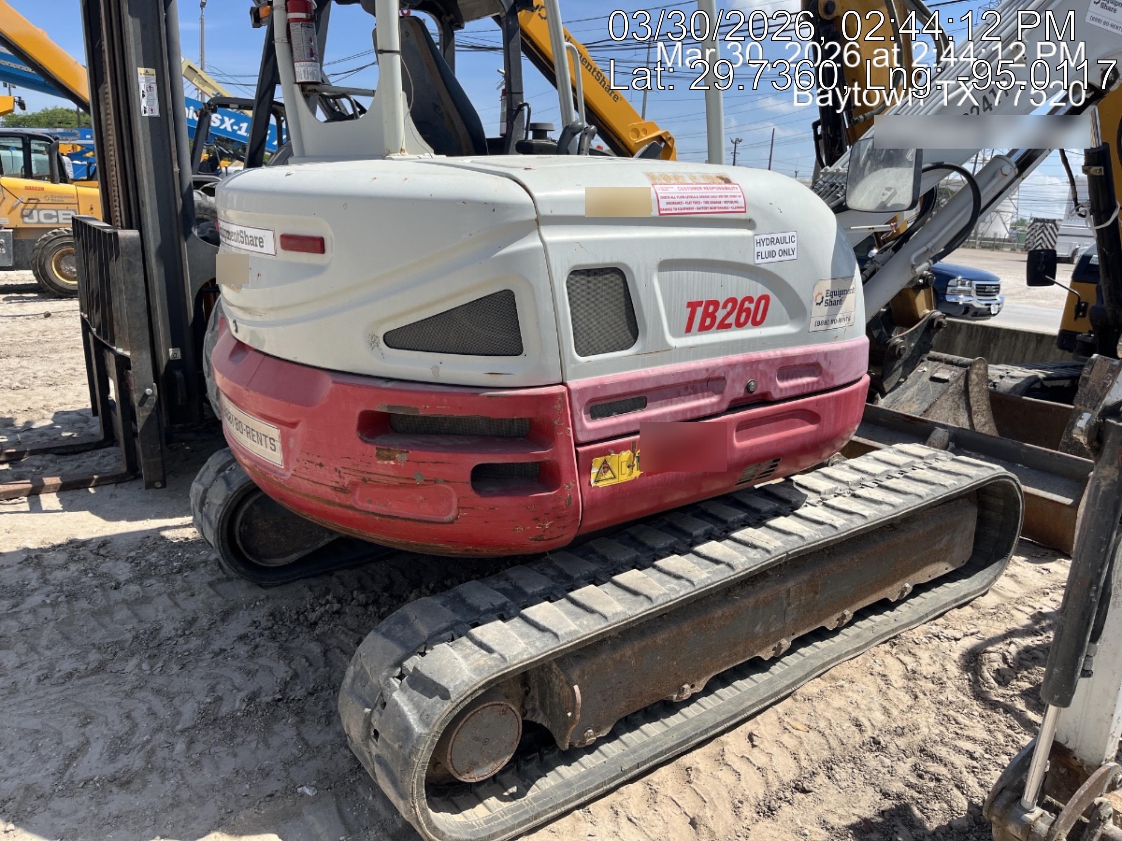 2019 TAKEUCHI TB260