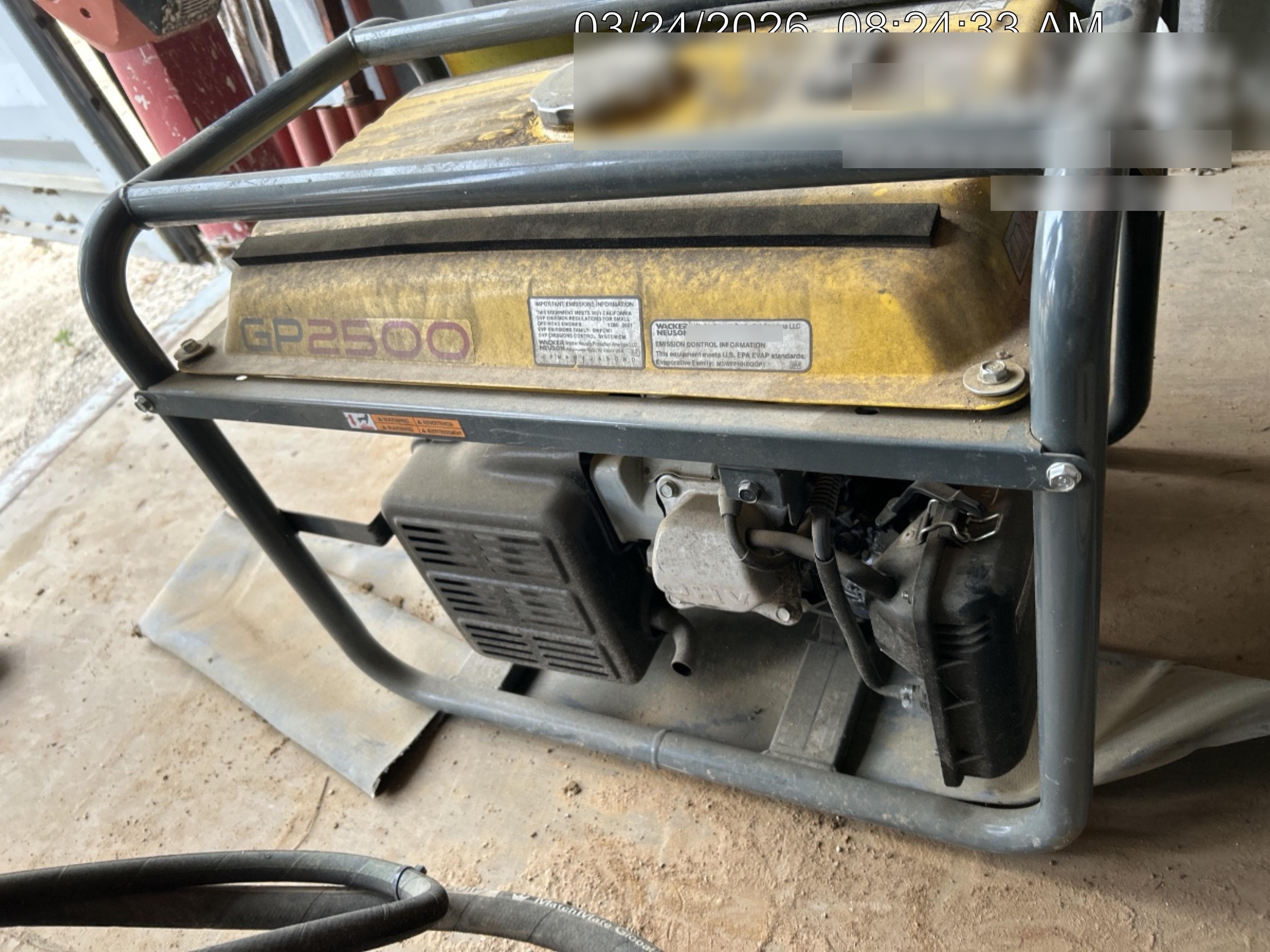 2021 WACKER NEUSON GP2500A