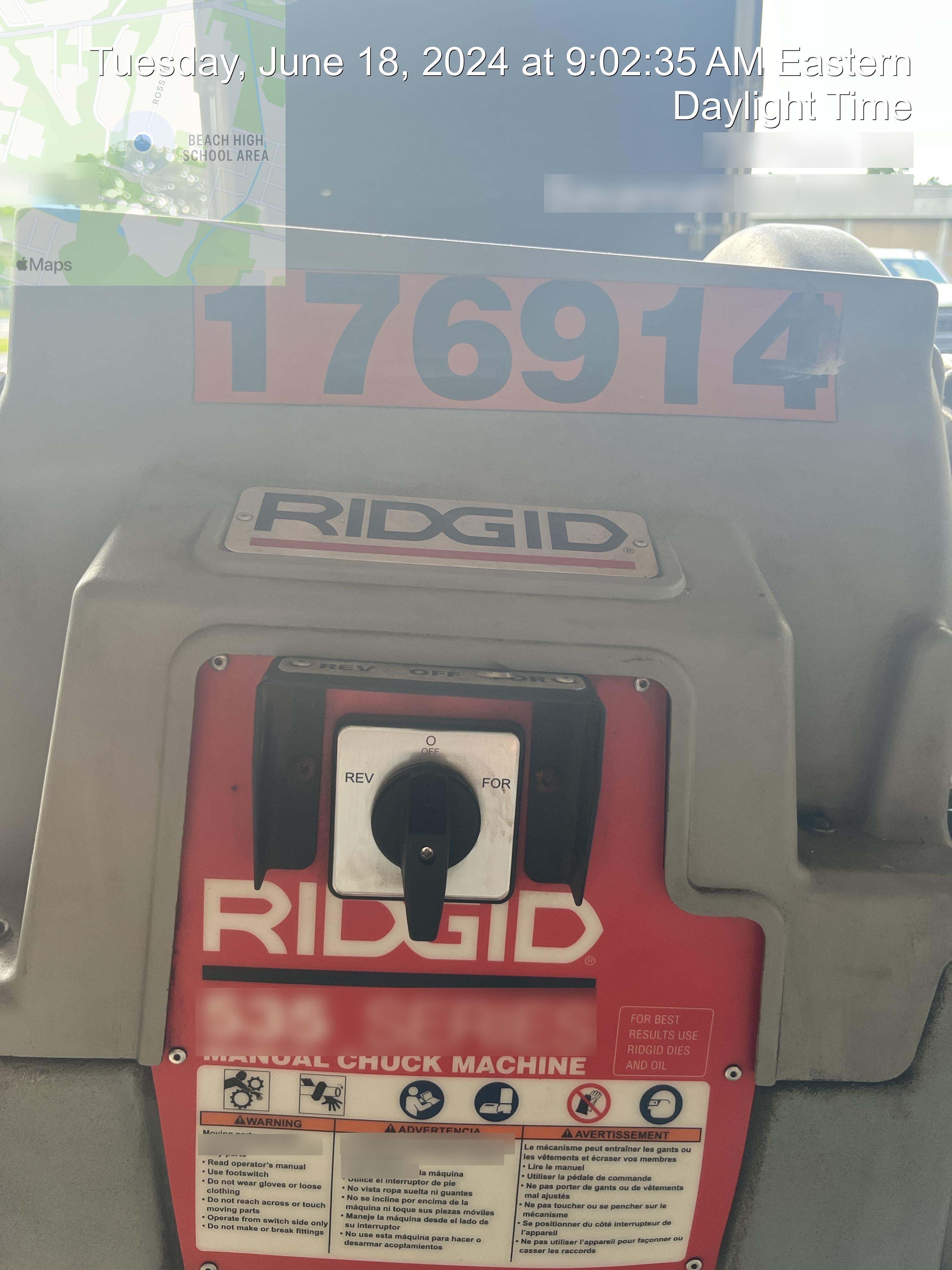 2021 RIDGID 535