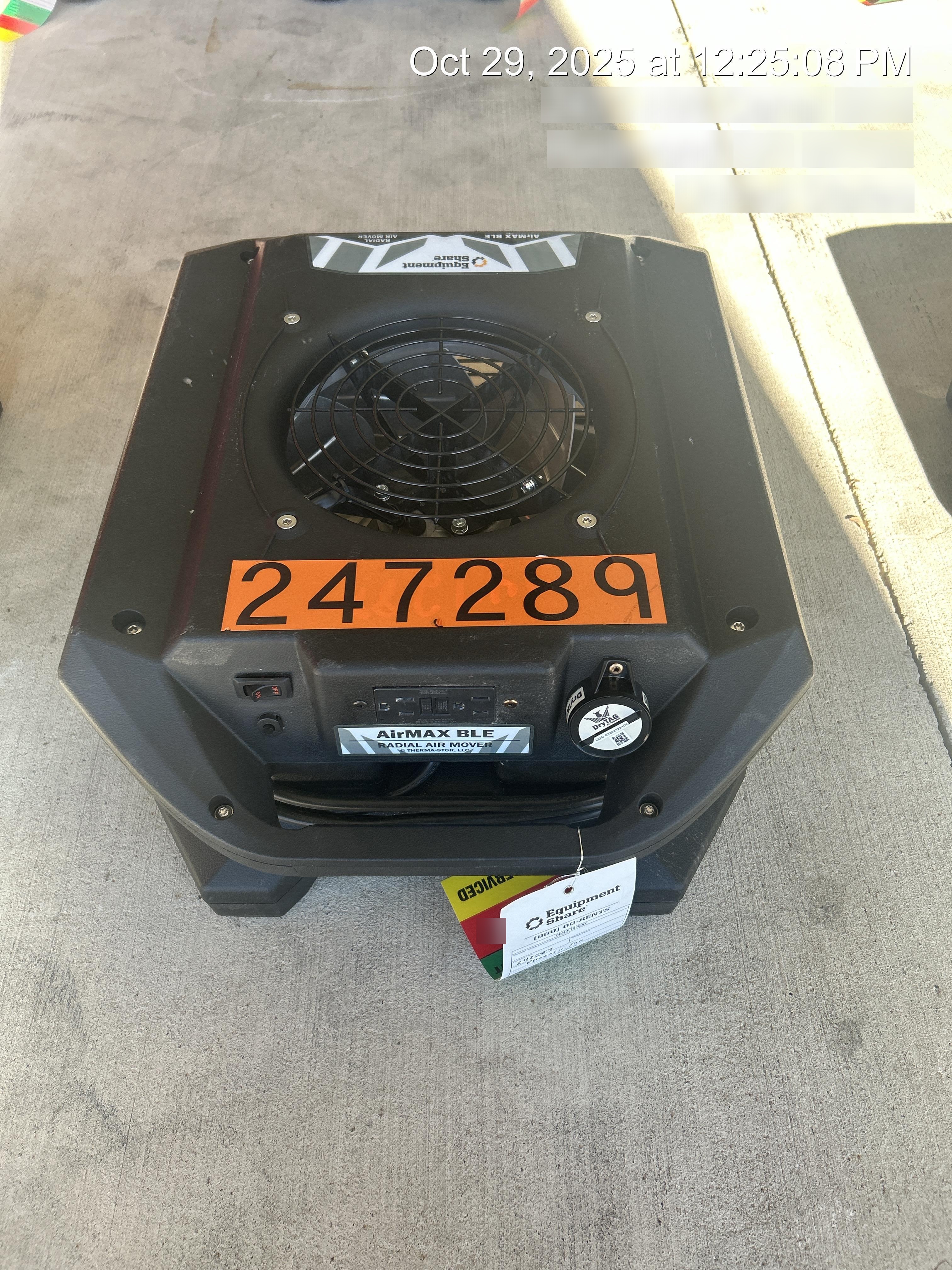 2022 PHOENIX AirMAX Radial Air Mover