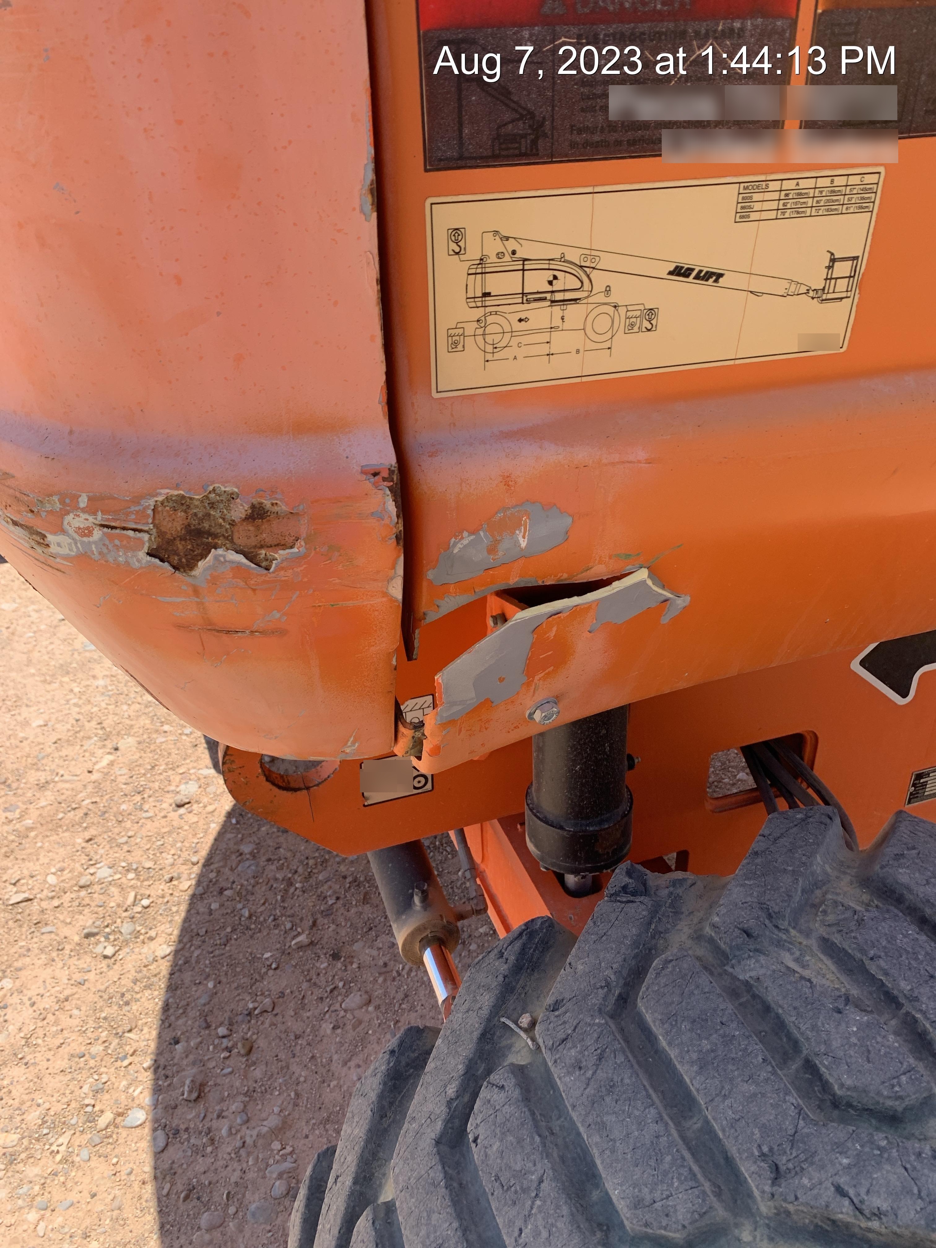 2007 JLG 860SJ