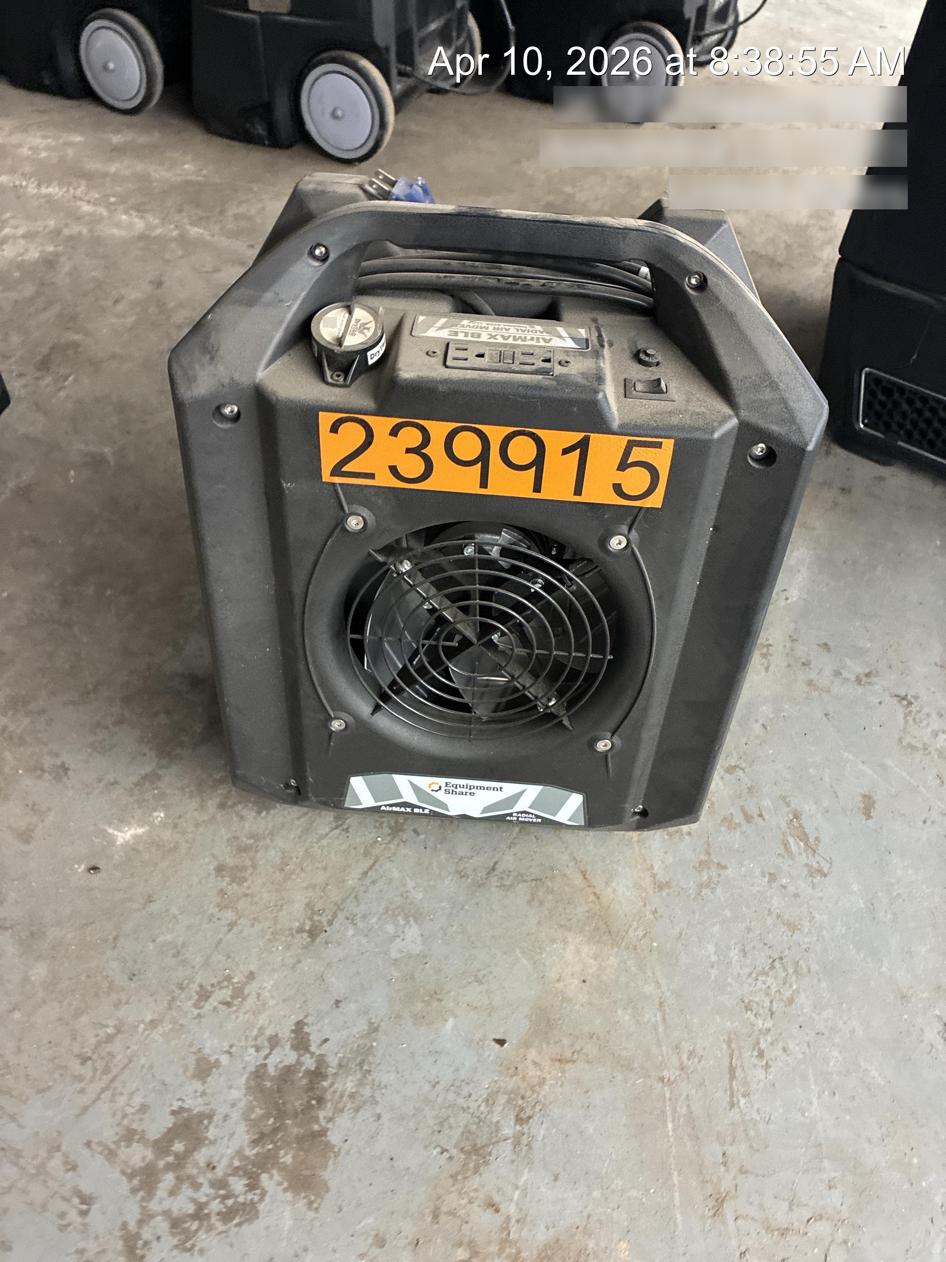 2022 PHOENIX AirMAX Radial Air Mover
