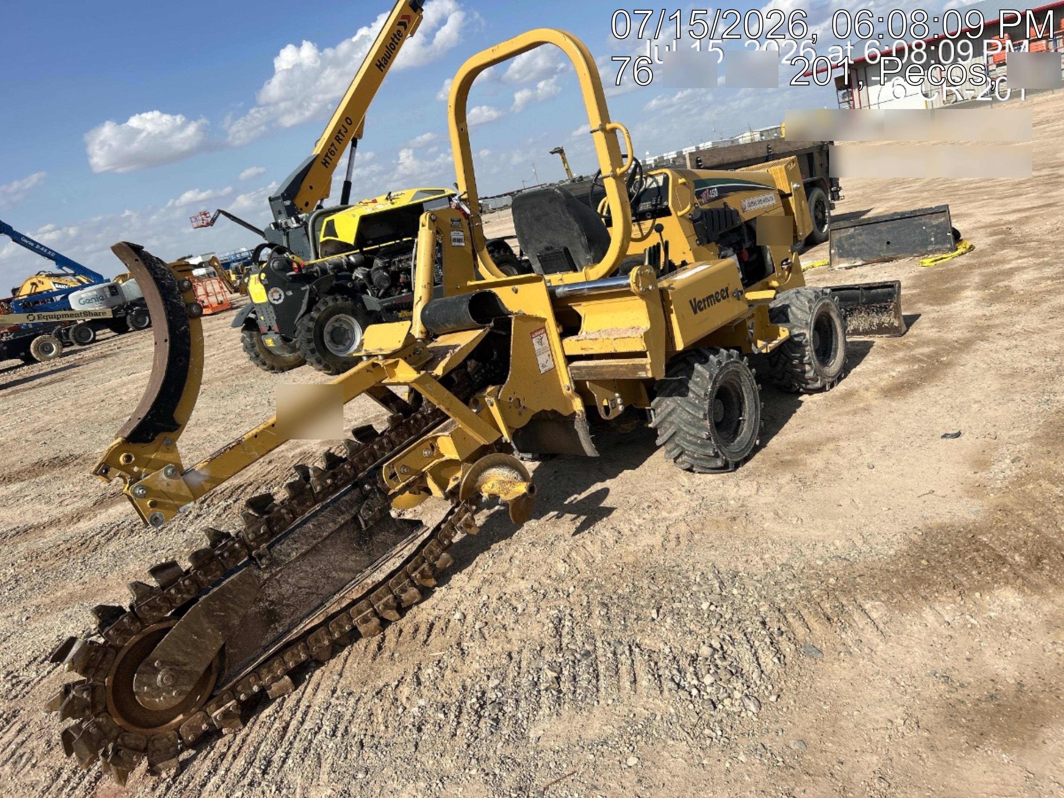 2019 VERMEER RTX450