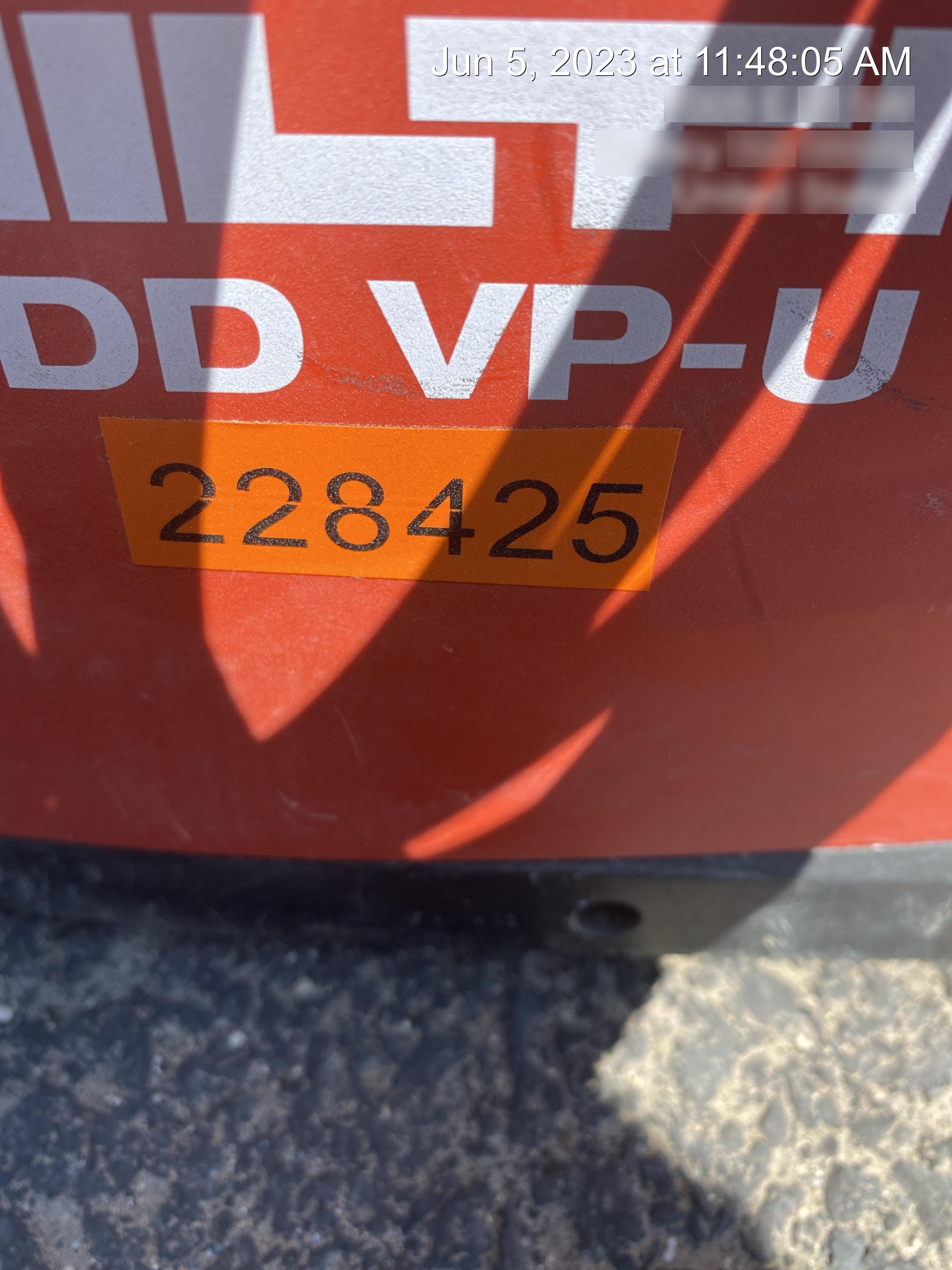 2022 HILTI DD VP-U