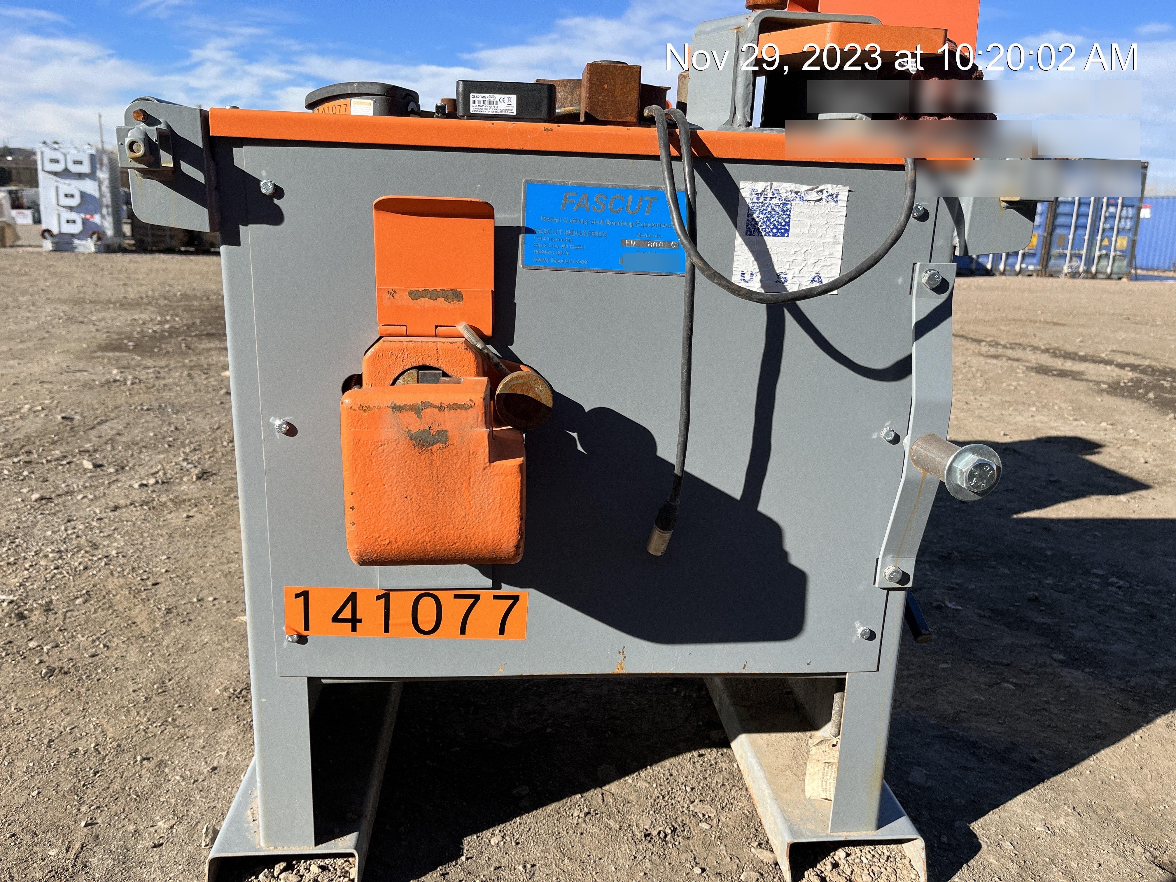 2021 FASCUT Rebar Bender - Fascut