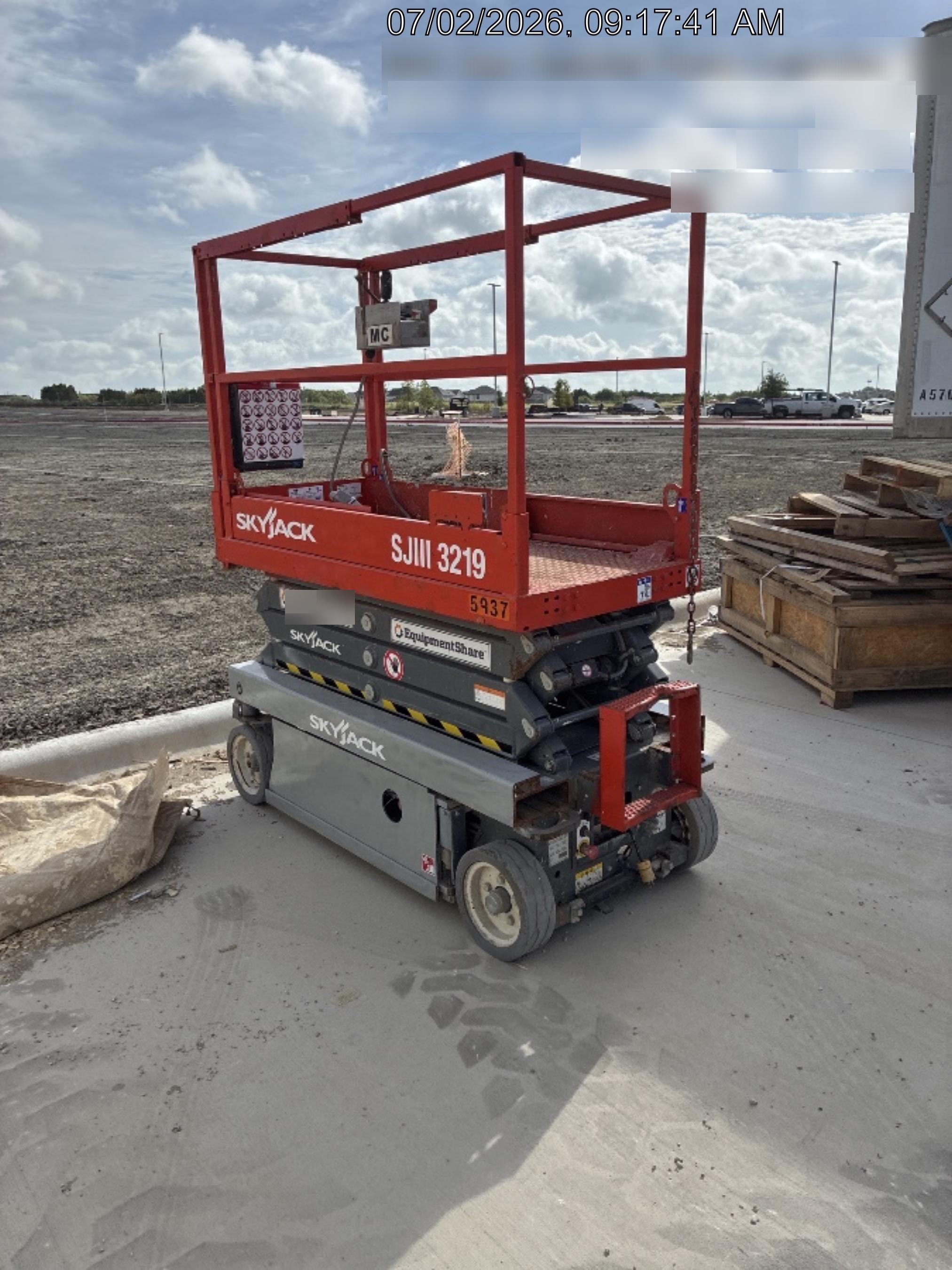 2017 SKYJACK SJIII-3219