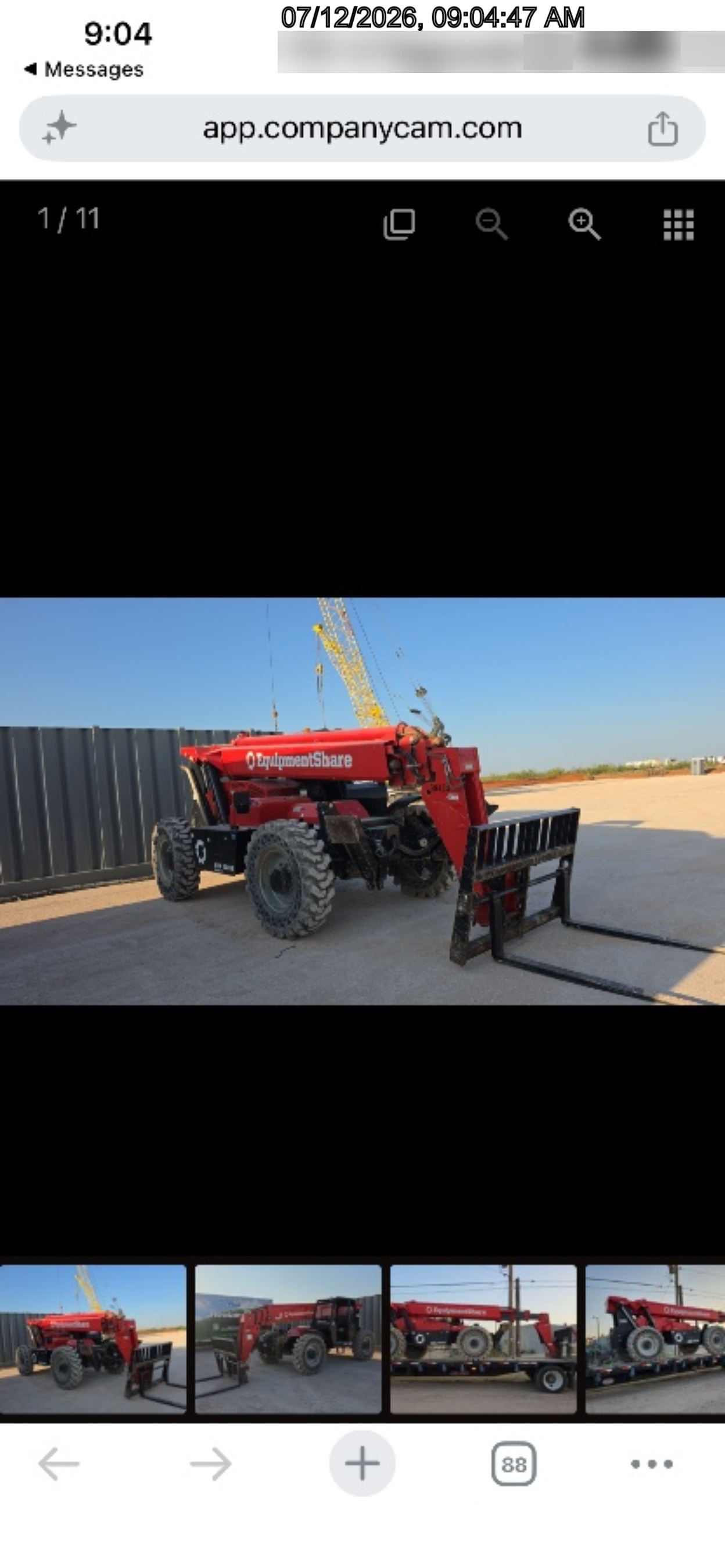 2019 MANITOU MTA10055