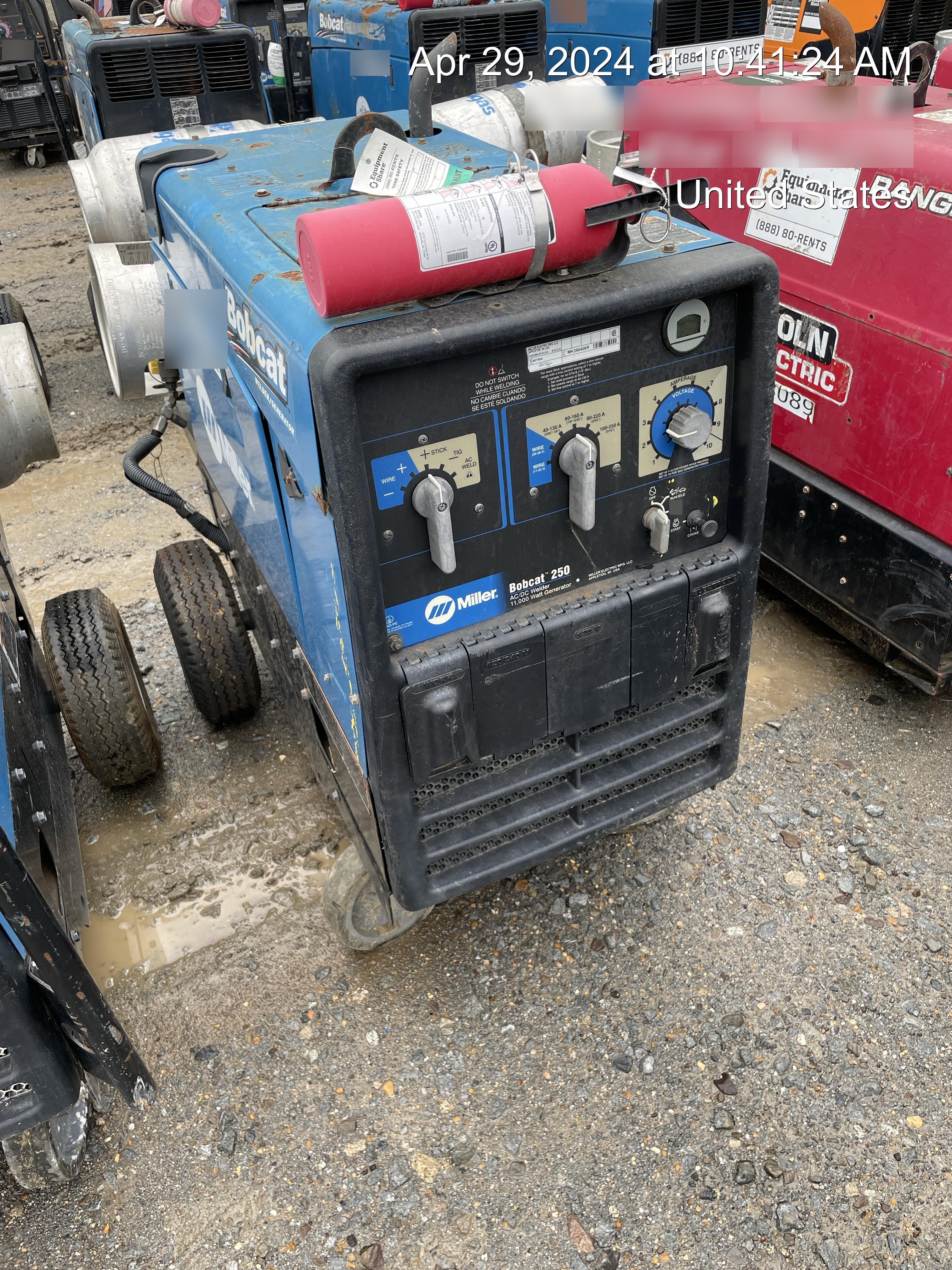 2019 MILLER ELECTRIC Bobcat 250 - Propane