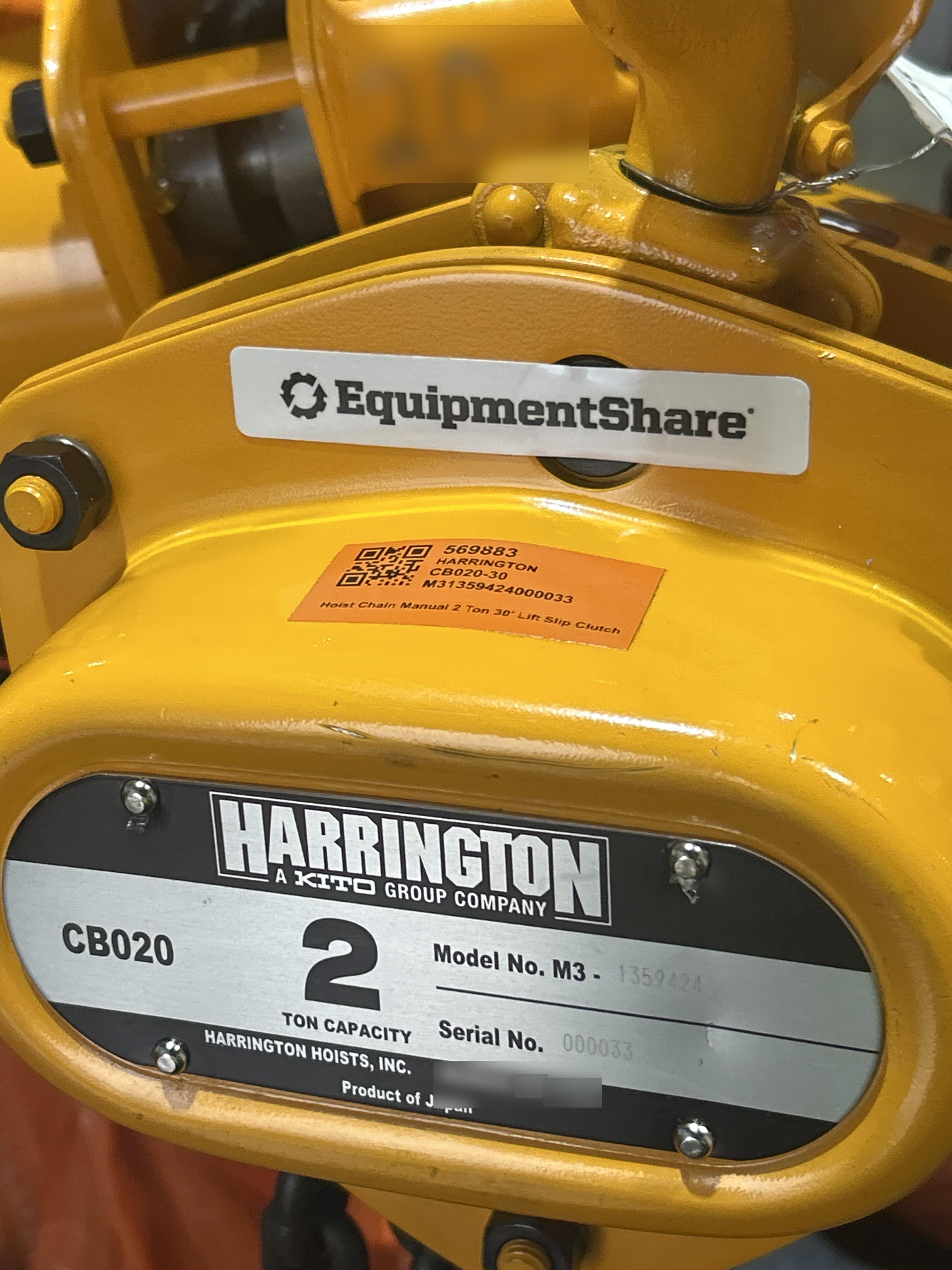2025 HARRINGTON CB020-30