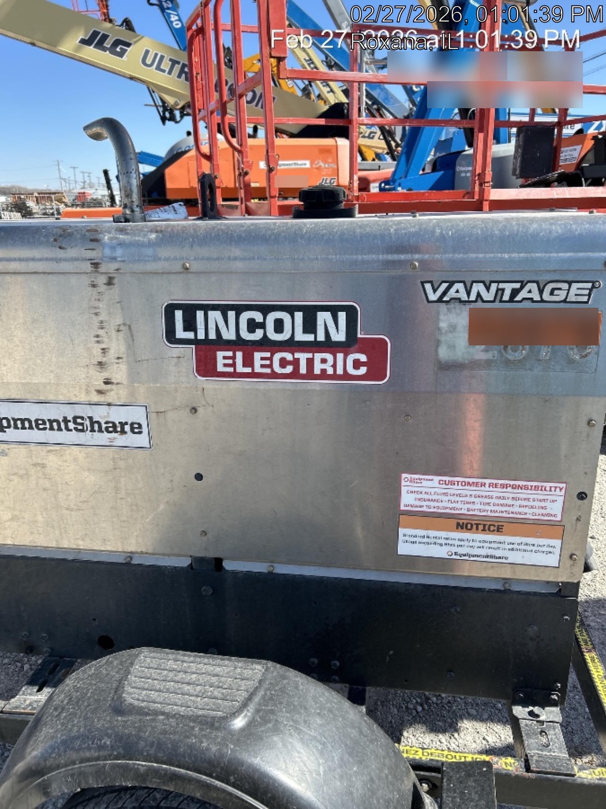 2019 LINCOLN ELECTRIC Vantage 322